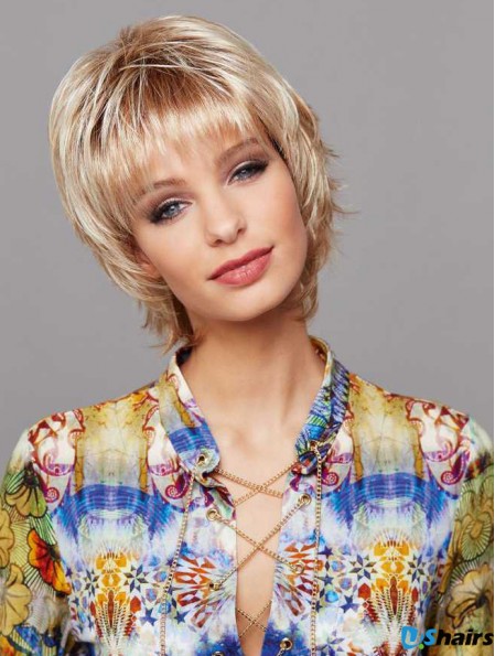 Short Straight Blonde Better Lace Wigs