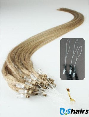 Good Blonde Straight Micro Loop Ring Hair Extensions