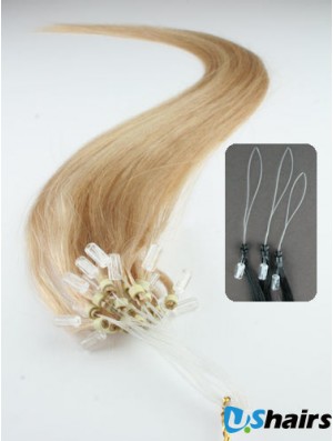 Gorgeous Blonde Straight Micro Loop Ring Hair Extensions