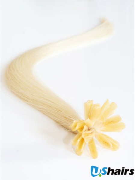 Blonde Straight Gorgeous Nail/U Tip Hair Extensions