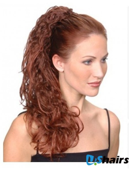 Popular Curly Auburn Ponytails