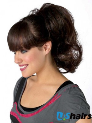 Discount Wavy Brown Ponytails