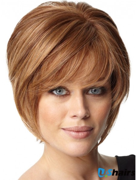 Short Bob UK Straight Remy Human Wigs For Women