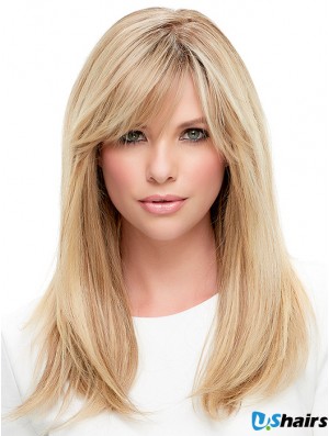 Ladies Lace Front Human Hair Wigs Cheap With Bangs