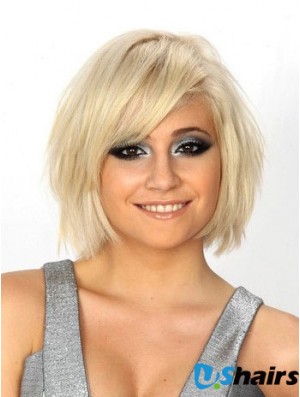 Bob Wigs UK 100% Hand Tied Straight Style Chin Length