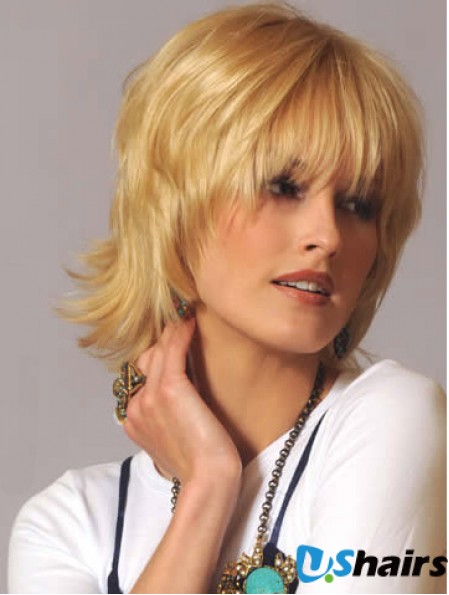 Short Human Hair Wavy Women Wigs Wavy Style