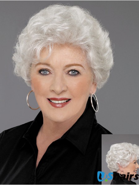 Short Human Hair Wigs For Older Women 