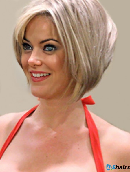 Remy Human Blonde Straight Layered  Wig Line For Sale