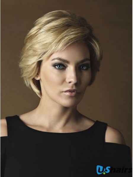 Lace Front Wigs Cheap Layered Cut Straight Style Short Length