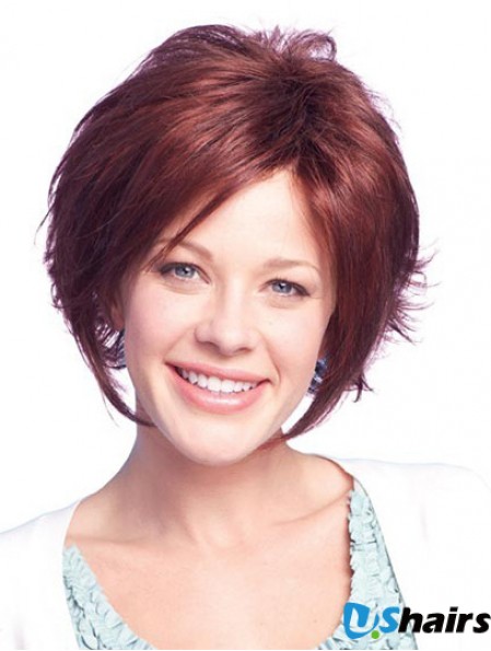 Chin Length Auburn Amazing 11 inch Straight Bob Wigs