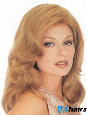 Wavy Blonde Convenient Long Classic Wigs