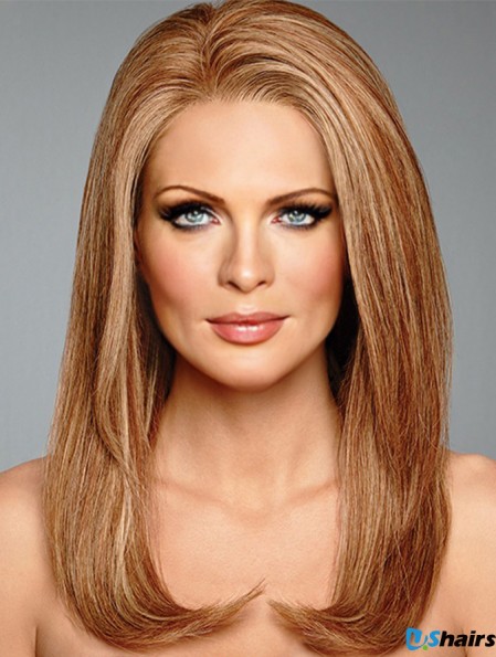 Long Straight 16 inch 100% Hand-tied 100% Human Hair