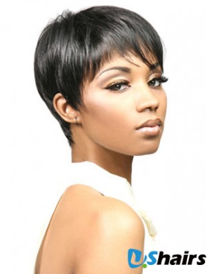 African Wigs Synthetic Capless Cropped Wigs