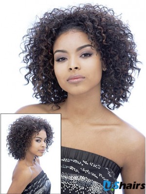 Kinky African American Wigs Shoulder Length