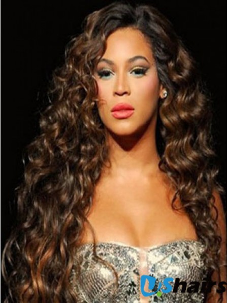 Brazilian Capless Curly Long Auburn  Curli Remi Hair