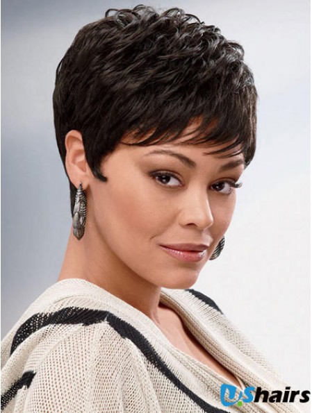 Short Synthetic Capless Wigs For African American