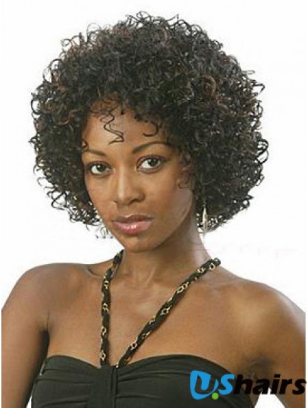 10 Inch Chin Kinky Wigs For Black Women