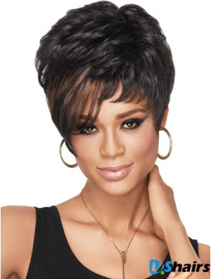 Black Wavy High Quality African American Wigs