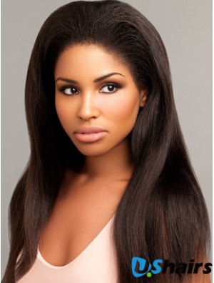 African Human Hair Wigs UK With Lace Front Yaki Style