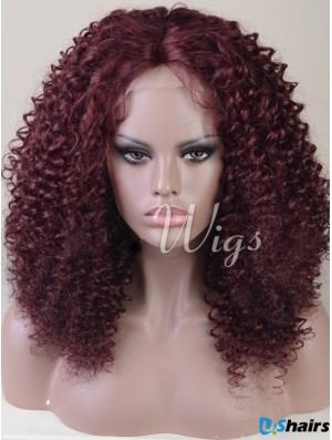 Ideal 14 inch Long Kinky Wigs For Black Women