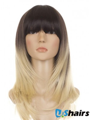 Beautiful 18 inch Shoulder Length Straight Wigs For Black Women