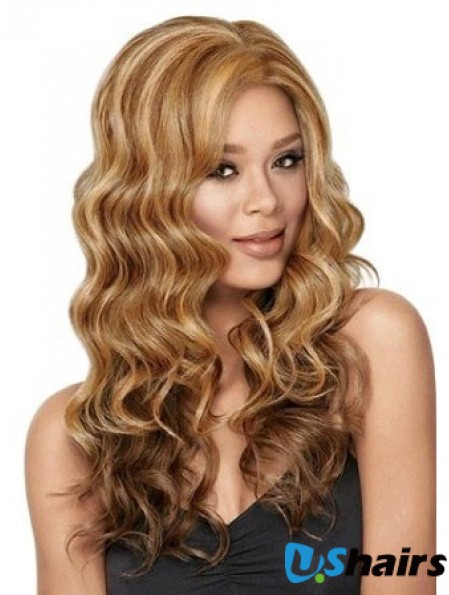 Best Long Wavy 26 inch Synthetic Glueless Lace Front Wigs