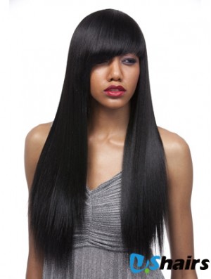 24 inch Black Lace Front Wigs For Black Women