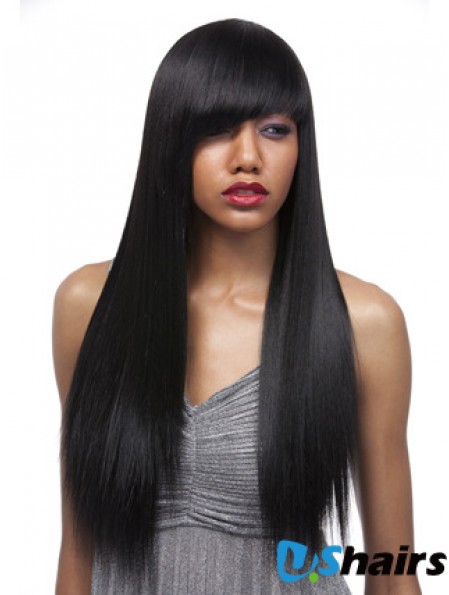 24 inch Black Lace Front Wigs For Black Women