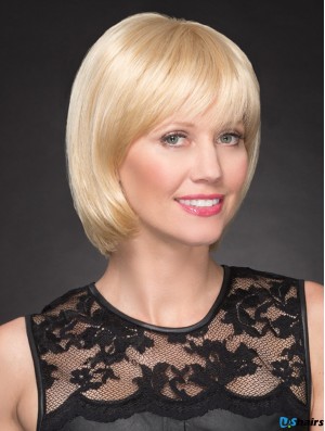 Perfect Blonde Straight Synthetic Wigs Online