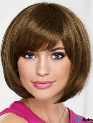 10 inch Chin Length Blonde Straight Online Bob Wigs