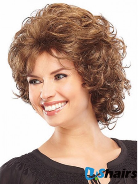 Synthetic Classic Wigs Chin Length Auburn