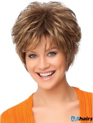 Synthetic Short Wigs With Capless Curly Style Short Length