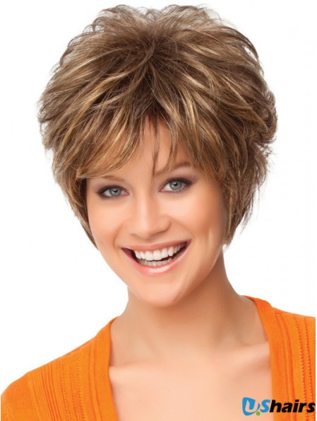 Synthetic Short Wigs With Capless Curly Style Short Length