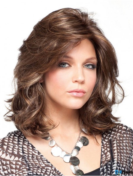 Curly Gorgeous Shoulder Synthetic Wigs UK