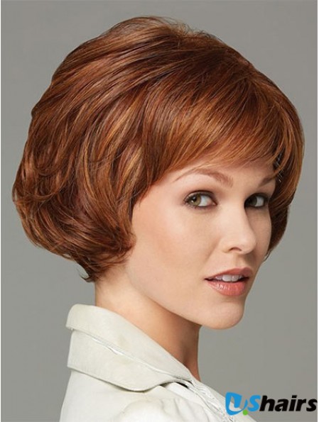 Wavy Auburn New Short Classic Wigs