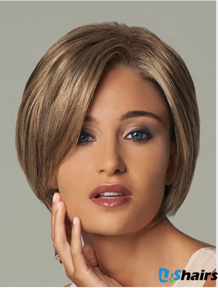 Wavy Layered 8 inch Blonde Comfortable Synthetic Wigs