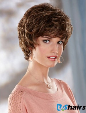 Wavy Brown Online Short Classic Wigs