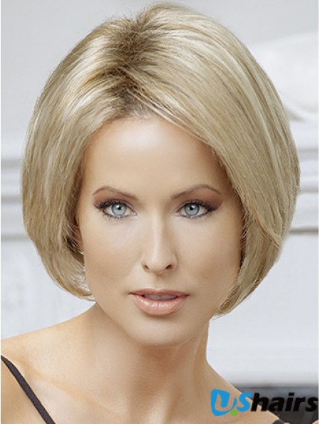 Bobs Blonde Straight Chin Length 10 inch Online Medium Wigs