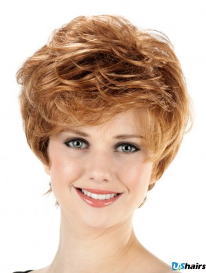 Short Classical Wavy 8 inch Capless Wigs