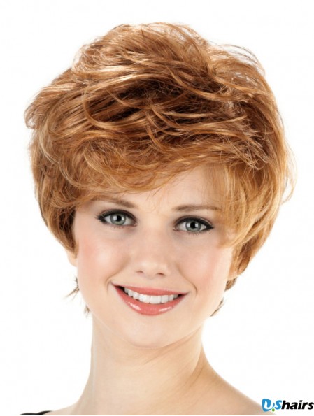 Short Classical Wavy 8 inch Capless Wigs