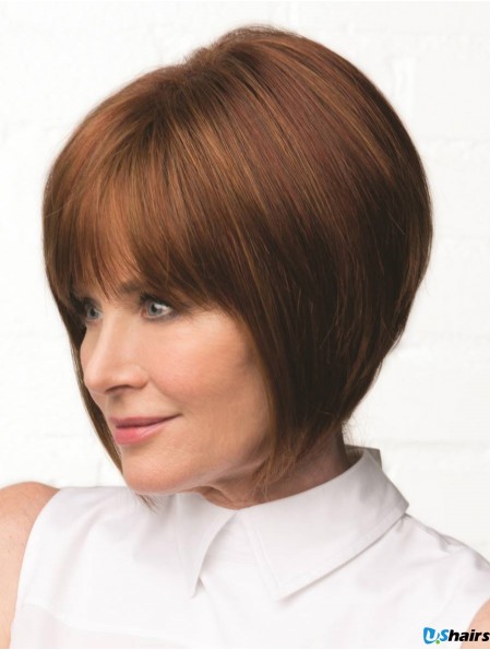 Capless Auburn Bobs 10 inch Synthetic Wigs