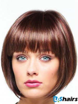 Bob Synthetic Wigs Chin Length Lace Front Online