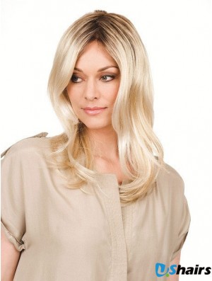 Wavy Without Bangs Long Blonde Perfect Wigs