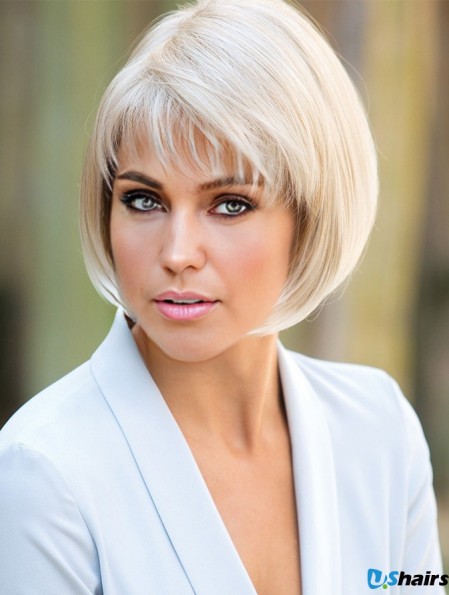 Short Blonde Best Synthetic Wigs 10 inch