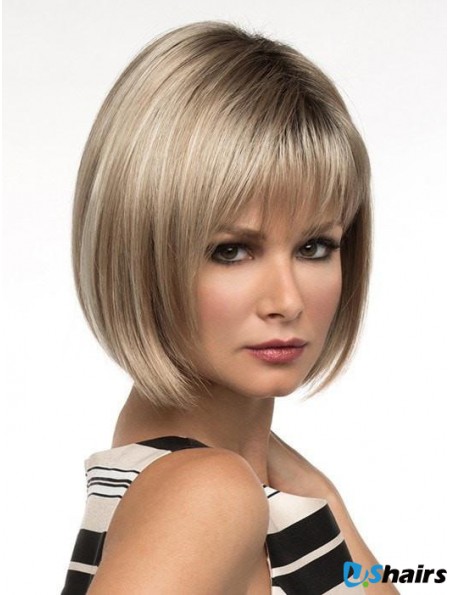 10 inch Short Capless Blonde Bob Wig