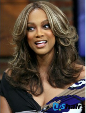 Ombre/2 Tone Wavy Layered Lace Front 16 inch Gorgeous Tyra Banks Wigs