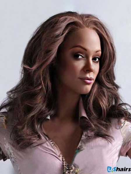 Auburn Wavy Layered Lace Front 16 inch Best Tyra Banks Wigs