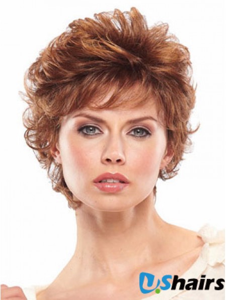 Auburn Short Wavy Classic Capless Wig Sale Online