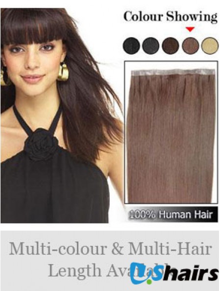 Straight Remy Human Hair Auburn Discount Weft Extensions