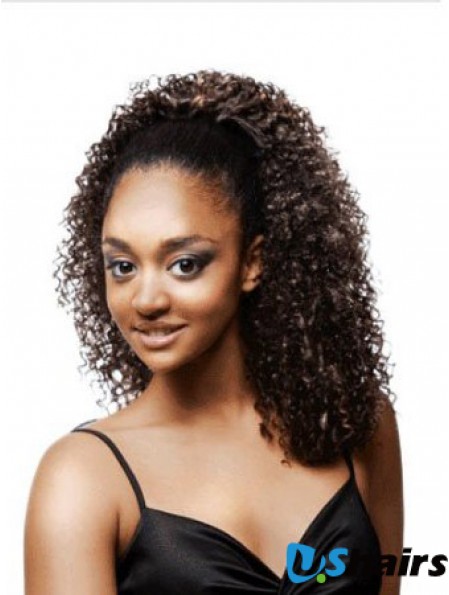 Style Brown Synthetic Curly Hair Falls